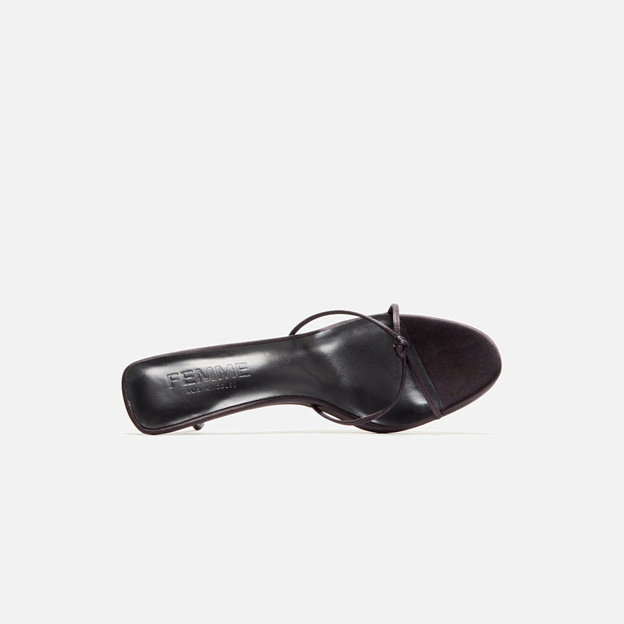 Black Women Kith Femme LA Maeve Slipper Heels | 7346-MSHJY