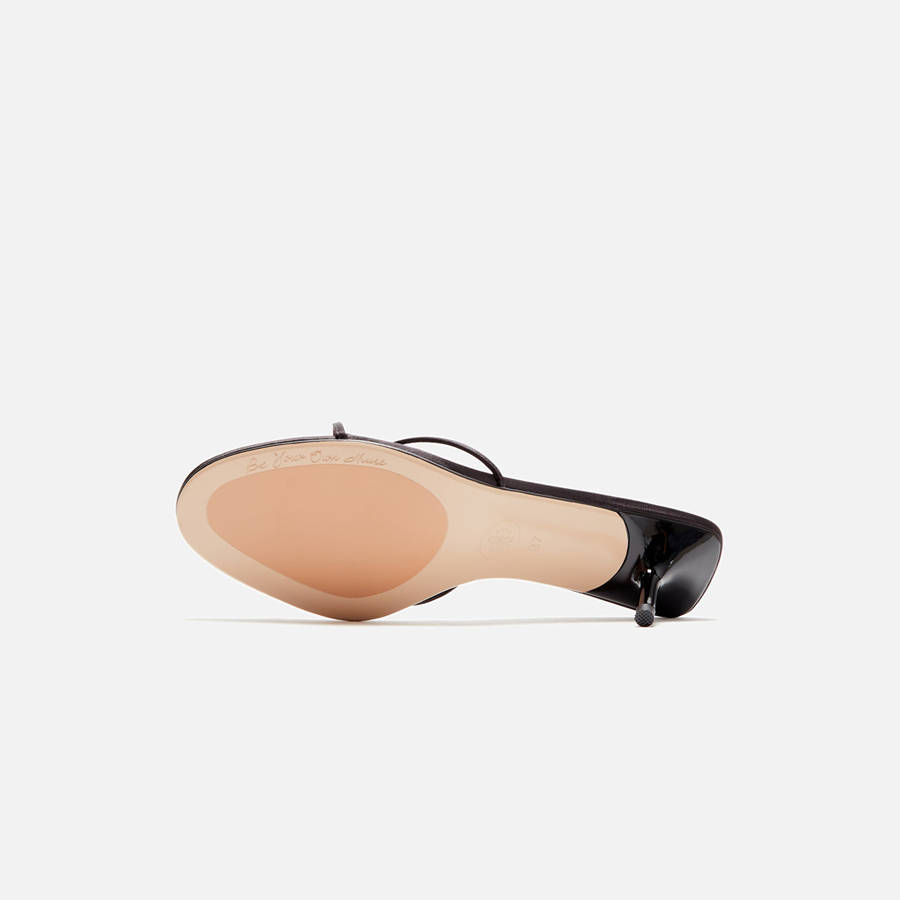 Black Women Kith Femme LA Maeve Slipper Heels | 7346-MSHJY