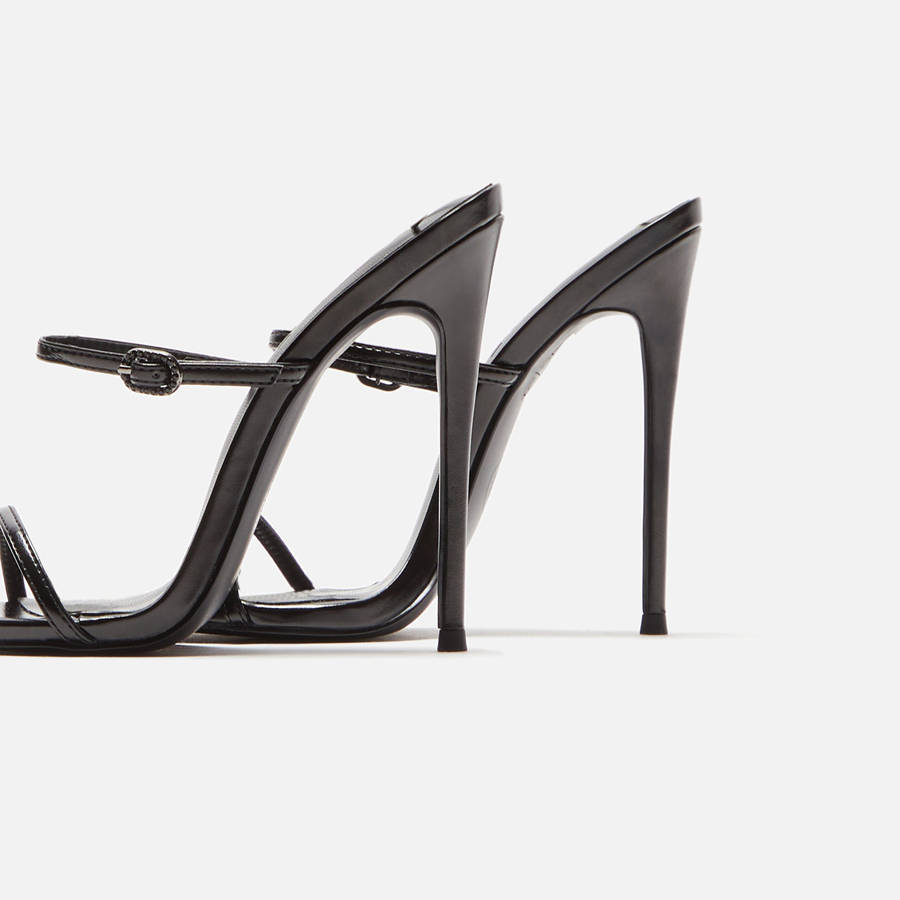 Black Women Kith Femme LA Miami Sandal Heels | 7298-CRDPV