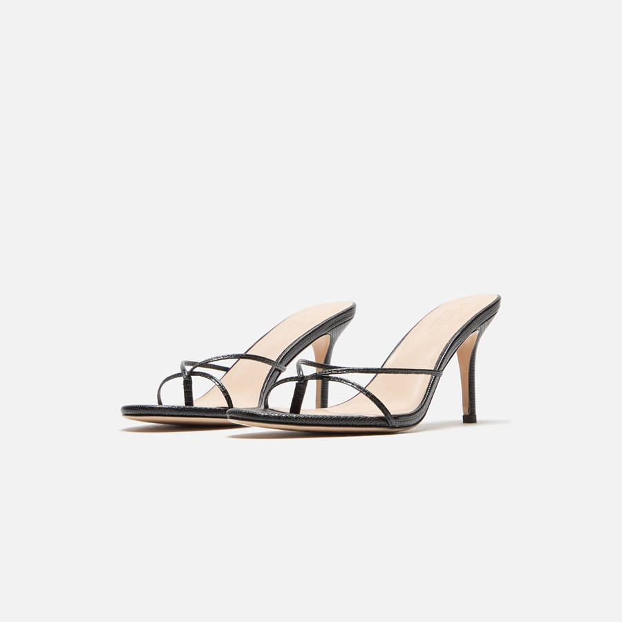 Black Women Kith Femme LA Sicilian Slipper Heels | 9026-ZFVIC