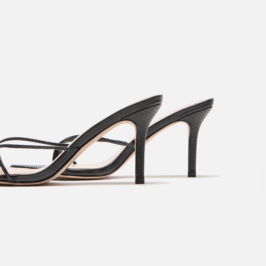 Black Women Kith Femme LA Sicilian Slipper Heels | 9026-ZFVIC