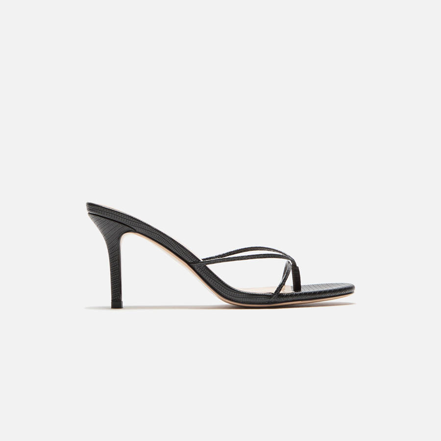 Black Women Kith Femme LA Sicilian Slipper Heels | 9026-ZFVIC