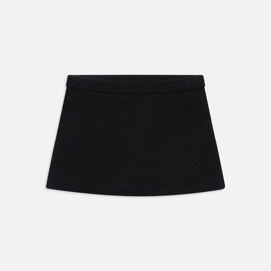Black Women Kith Frankies Bikinis Marialla Cloud Knit Skirts | 4502-OUNPS