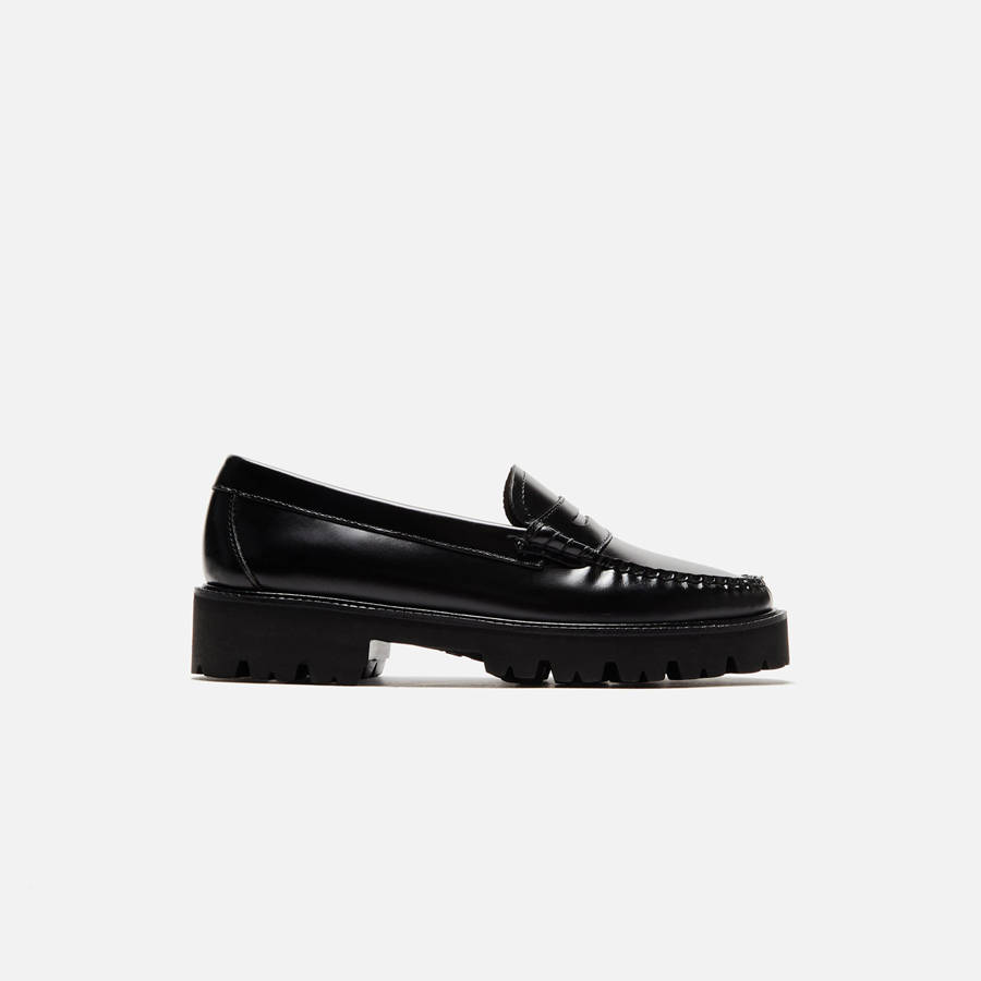 Black Women Kith G.H. Bass WMNS Whitney Super Lug Weejun Derby | 7293-EWIPQ
