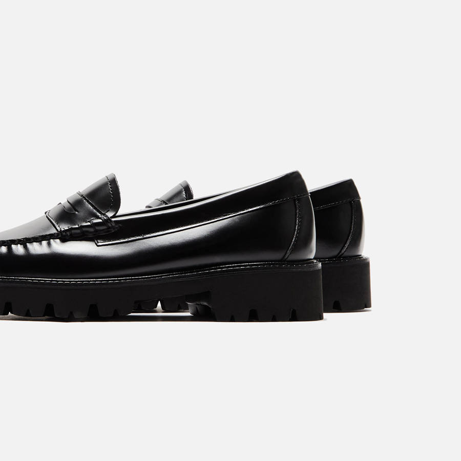 Black Women Kith G.H. Bass WMNS Whitney Super Lug Weejun Derby | 7293-EWIPQ