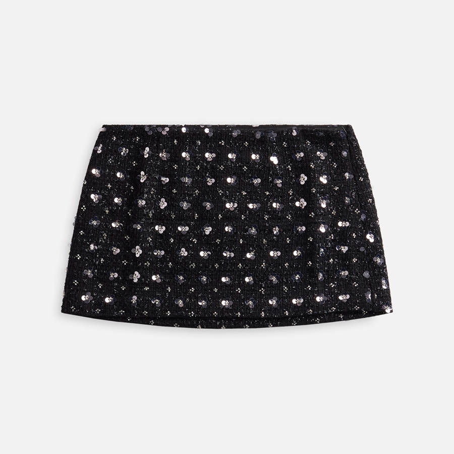 Black Women Kith GUIZIO Halstead Skirts | 9546-FCMTK