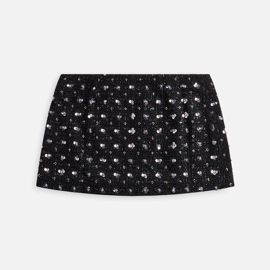 Black Women Kith GUIZIO Halstead Skirts | 9546-FCMTK