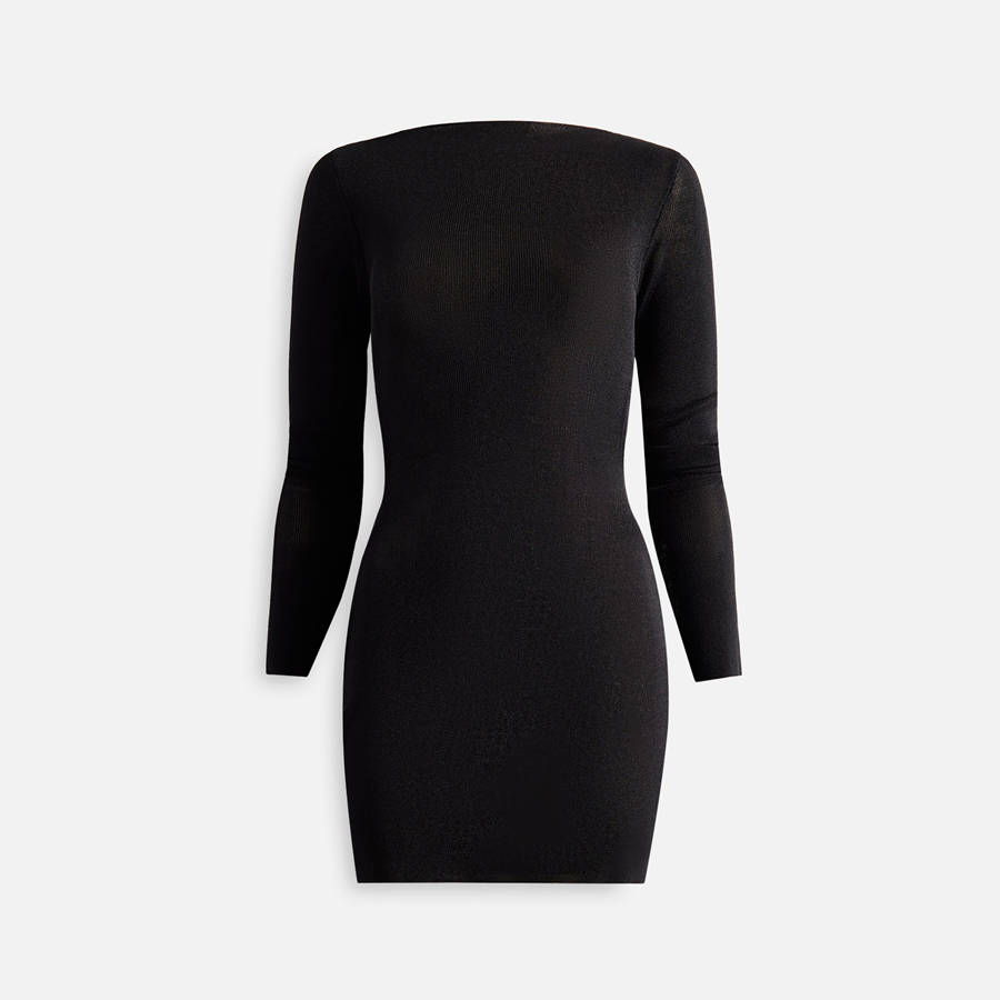 Black Women Kith GUIZIO Rose Dress | 3289-LZVMI