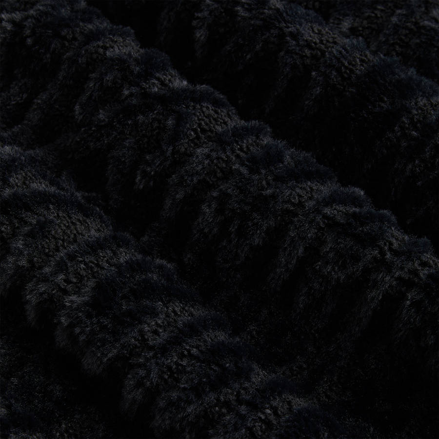 Black Women Kith Grayson Cable Sherpa Jackets | 2570-YWZQJ