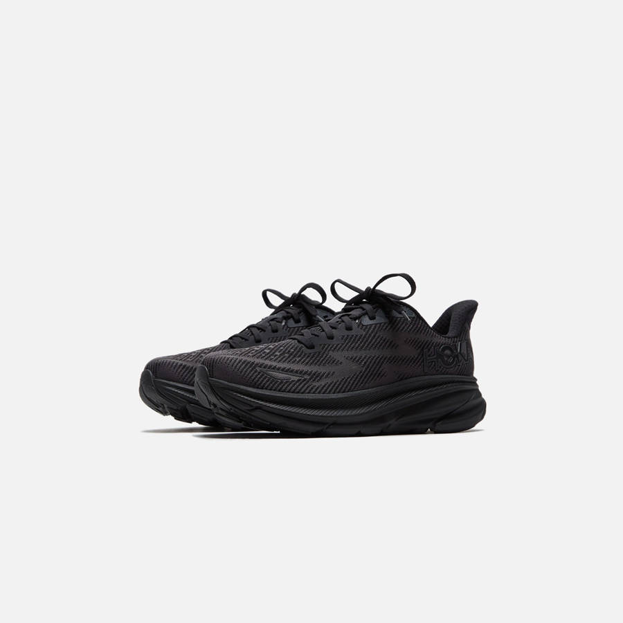 Black Women Kith Hoka WMNS Clifton 9 Sneakers | 1836-NWTVP