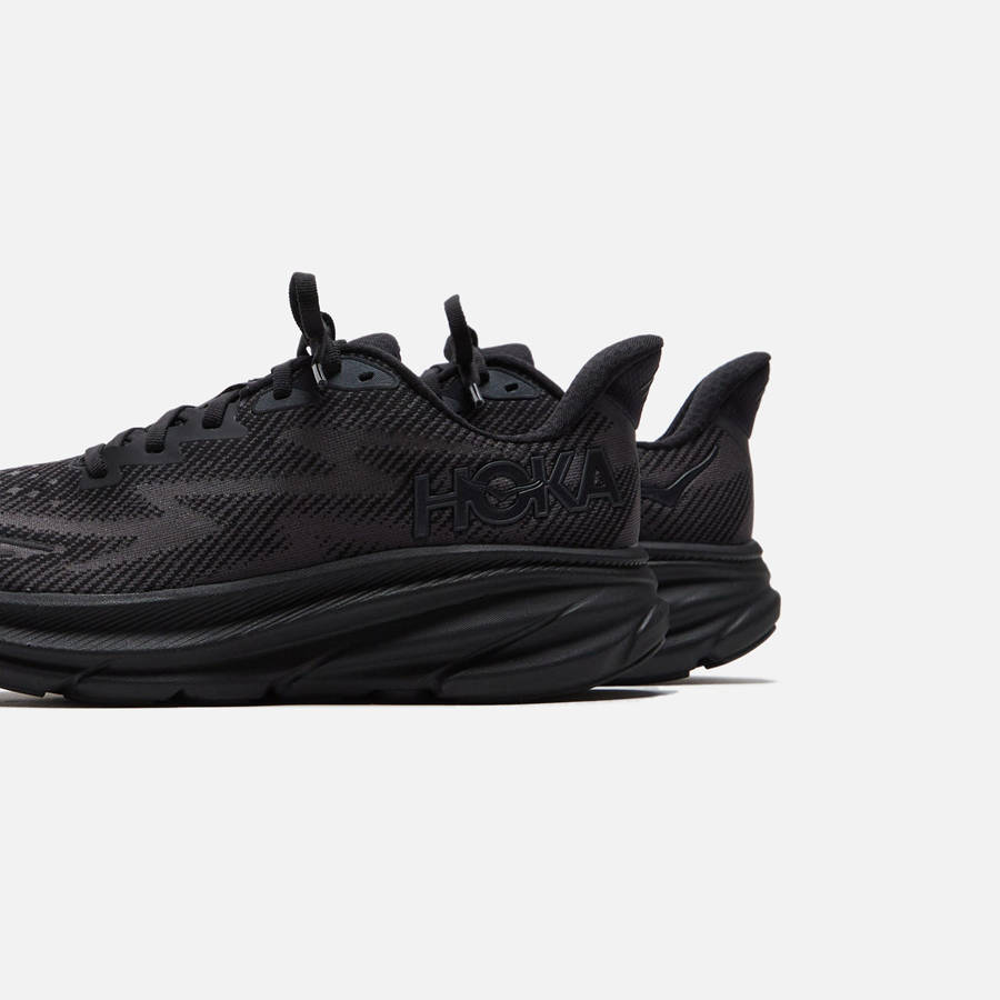 Black Women Kith Hoka WMNS Clifton 9 Sneakers | 1836-NWTVP