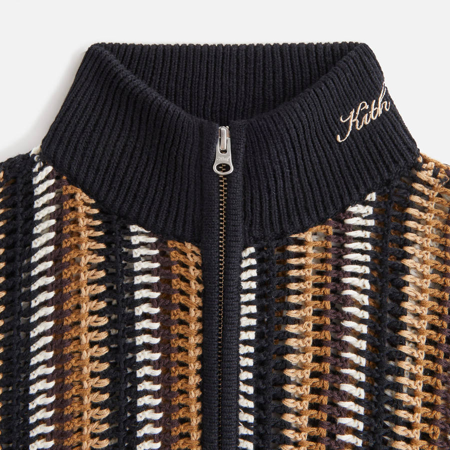 Black Women Kith Holter Crochet Track Jackets | 2015-YGDBL
