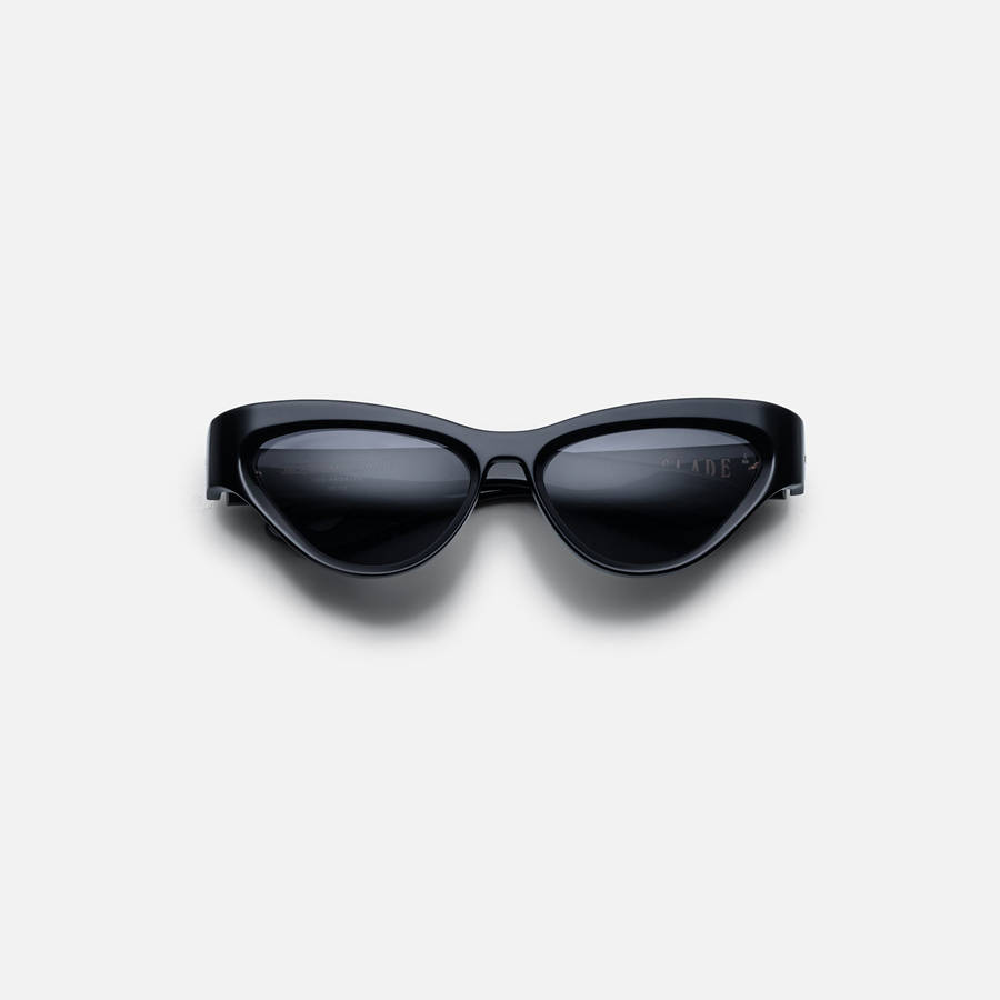 Black Women Kith Jacques Marie Mage Slade Frame Jet Lens Dark Gold Hardware Eyewear | 3925-ZLCDV
