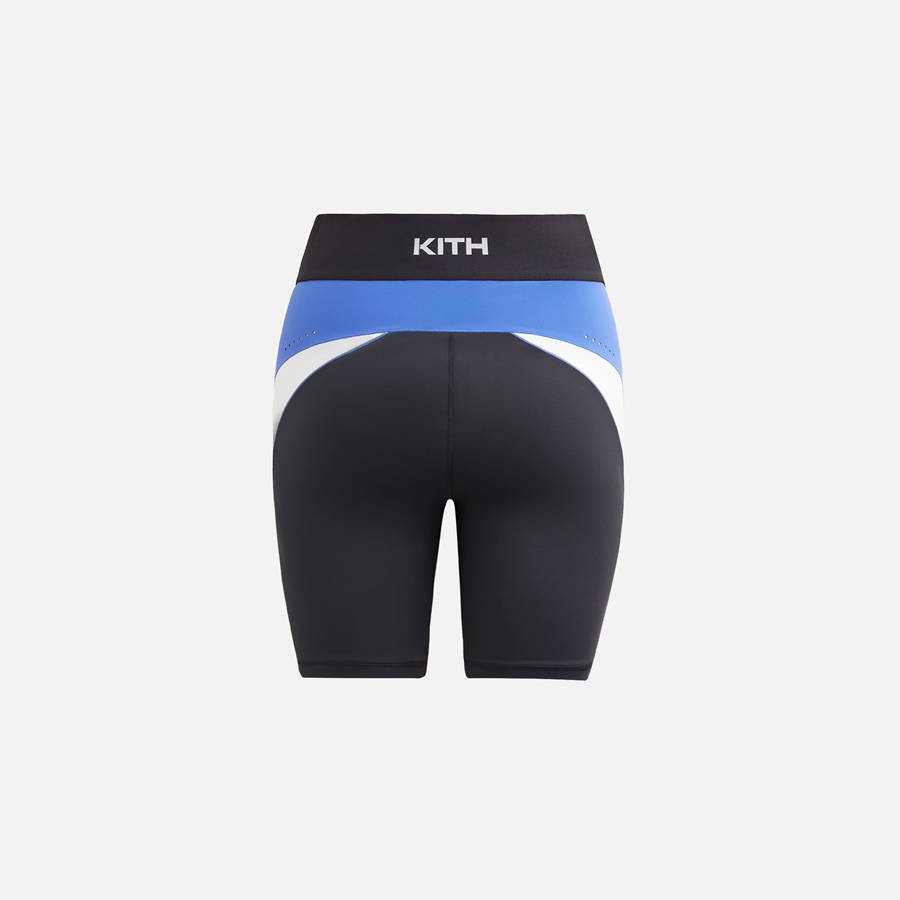 Black Women Kith Lana Panelled Biker Shorts | 3927-MRGCB