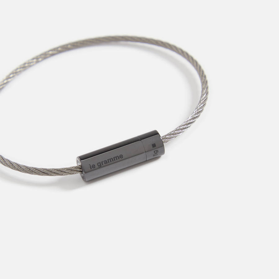Black Women Kith Le Gramme 5g Cable Bracelet Ceramic Jewelry | 9682-PUOMA