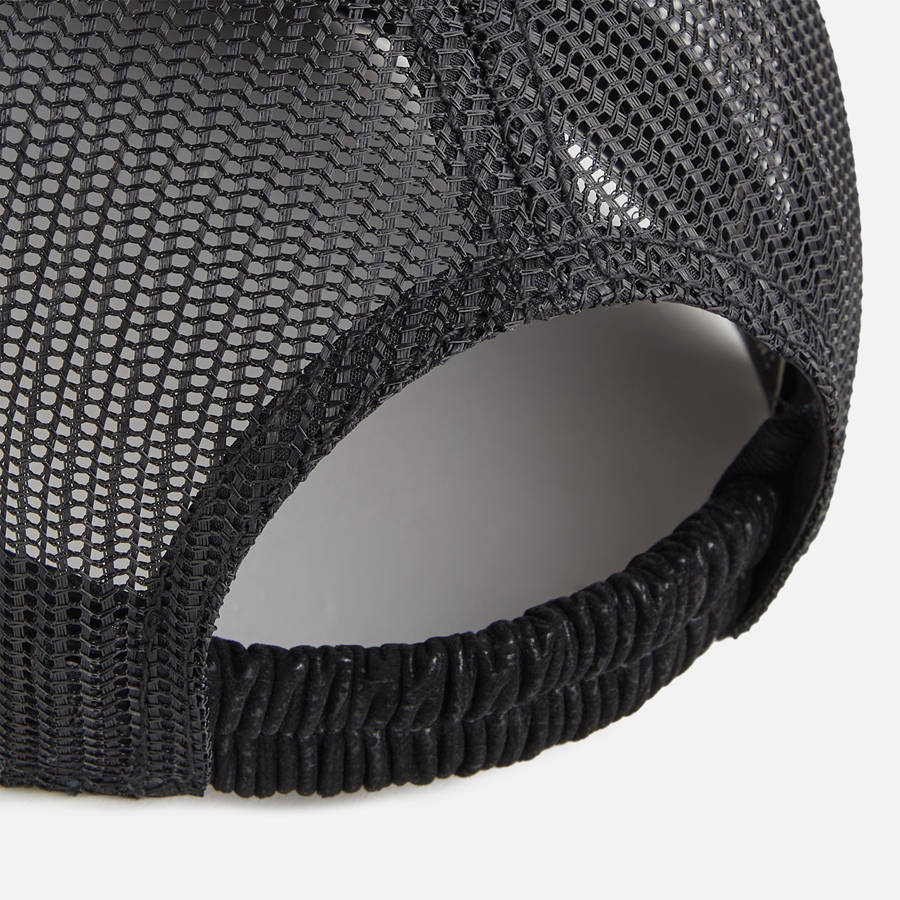 Black Women Kith Leather Trucker Cap Headwear | 8039-LOYVQ