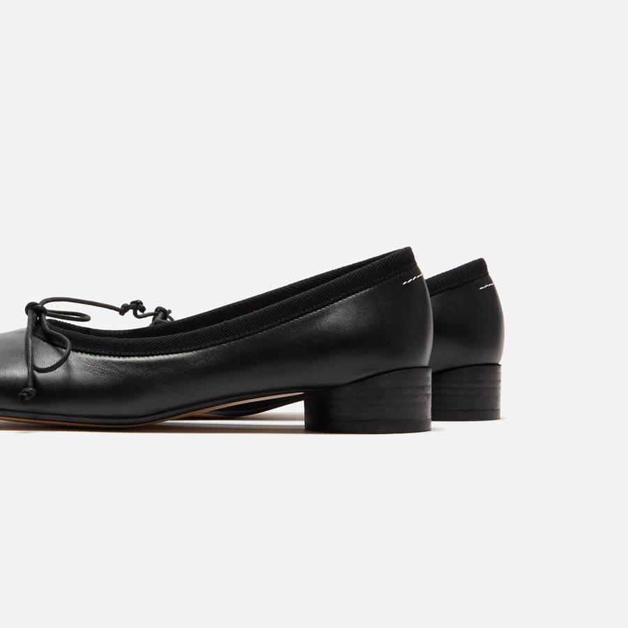 Black Women Kith MM6 Maison Margiela Ballet Flats | 1684-TUASE