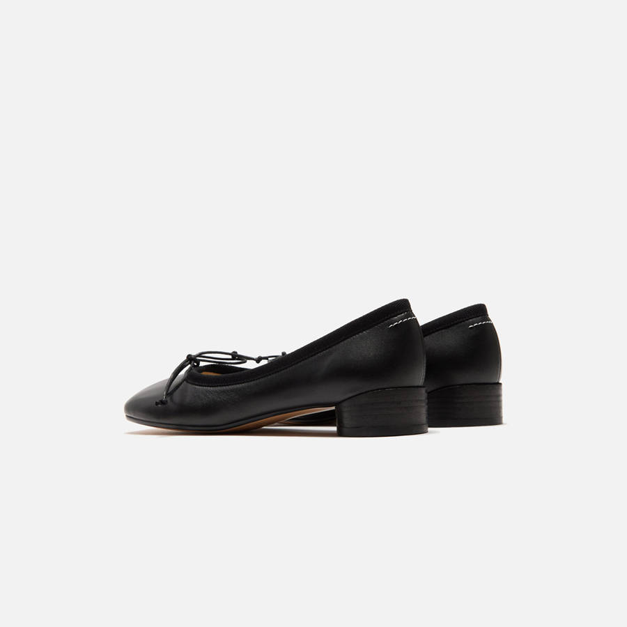 Black Women Kith MM6 Maison Margiela Ballet Flats | 1684-TUASE
