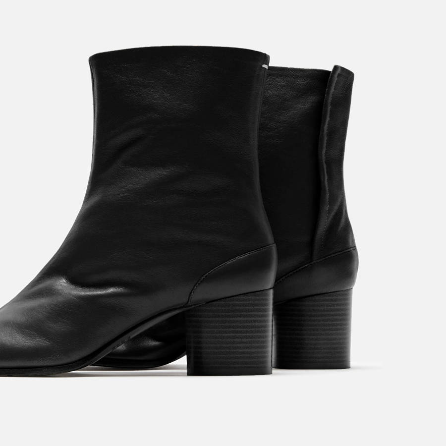Black Women Kith Maison Margiela Tabi Ankle – Black Boots | 4368-INQGB