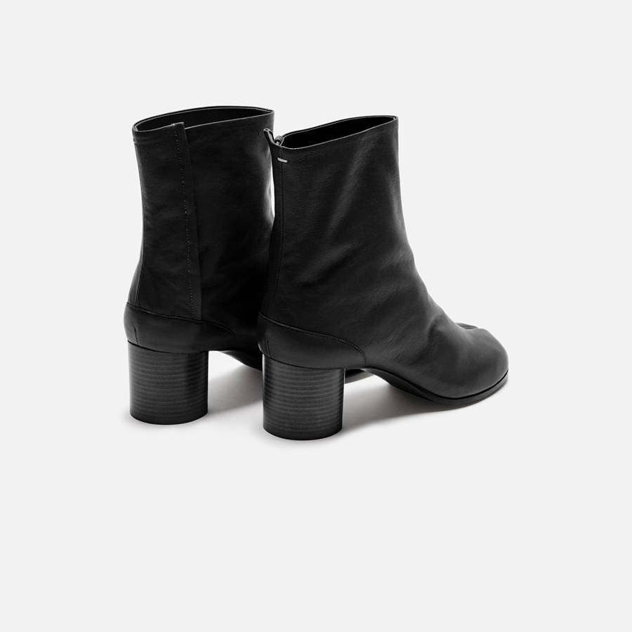 Black Women Kith Maison Margiela Tabi Ankle – Black Boots | 4368-INQGB