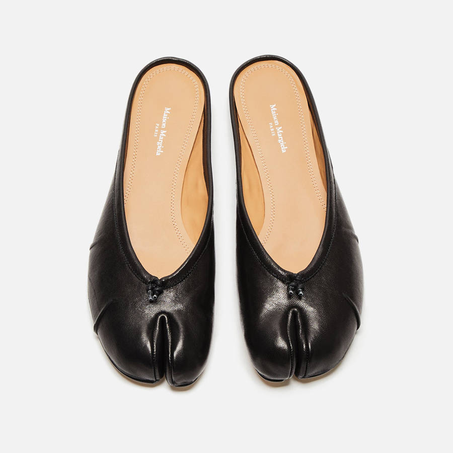 Black Women Kith Maison Margiela Tabi Ballerina Mule Flats | 7863-LVFSC