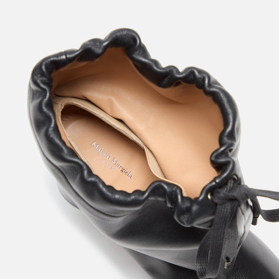 Black Women Kith Maison Margiela WMNS Drawstring Tabi Ankle Boots | 5981-SNWOB