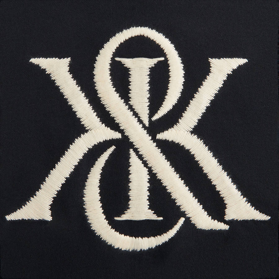 Black Women Kith Maverick Magnified Crest Hoodie Sweatshirts | 0923-WVQRM