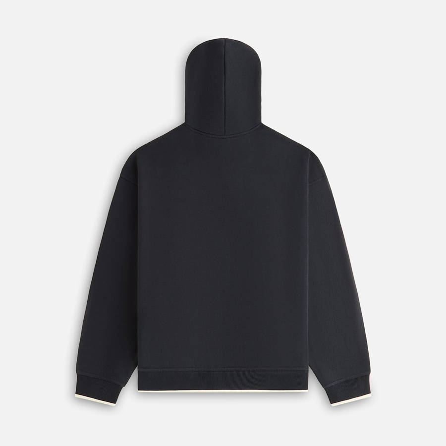 Black Women Kith Maverick Magnified Crest Hoodie | 4689-JGYFN