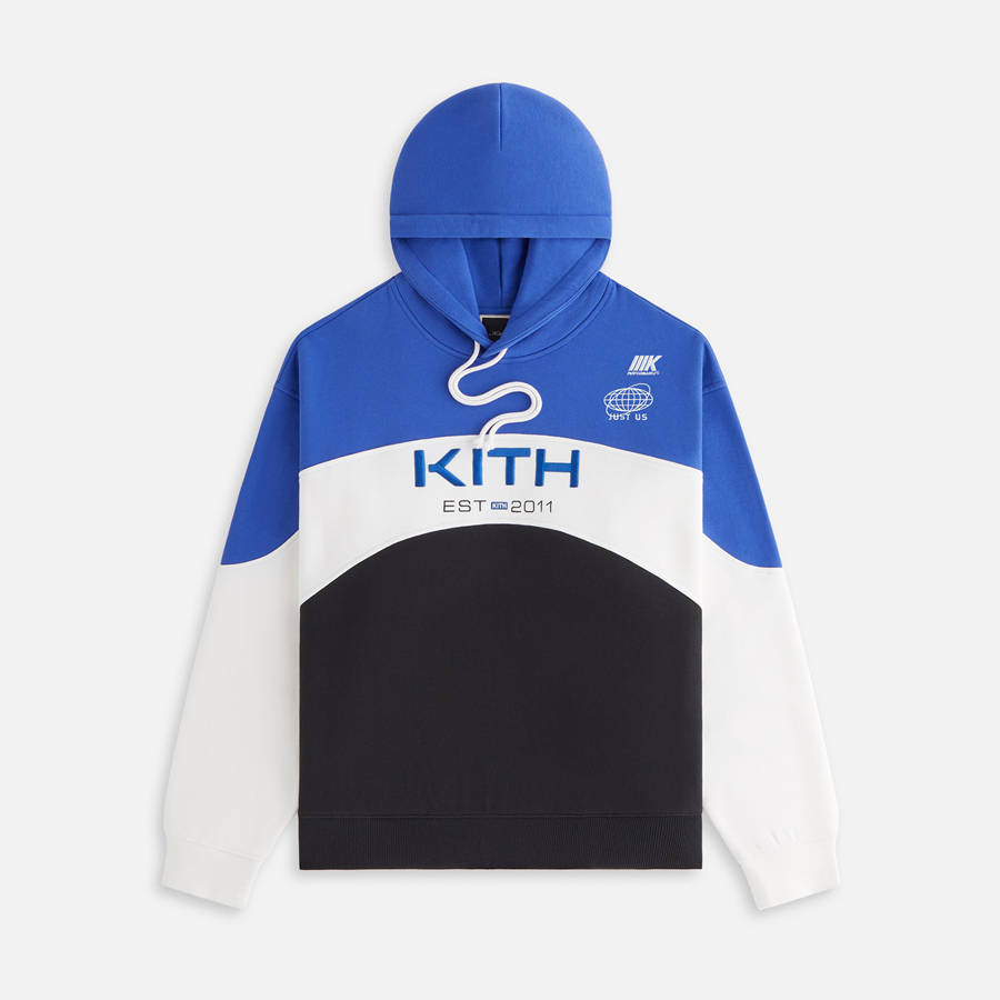 Black Women Kith Maverick Panelled Hoodie | 7942-KUOHA