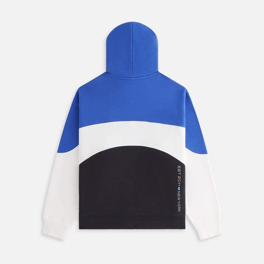 Black Women Kith Maverick Panelled Hoodie | 7942-KUOHA