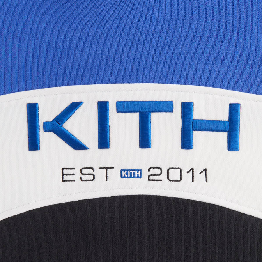 Black Women Kith Maverick Panelled Hoodie | 7942-KUOHA