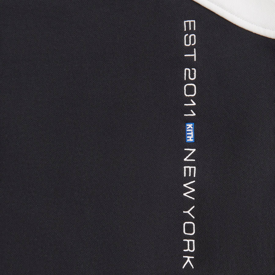 Black Women Kith Maverick Panelled Hoodie | 7942-KUOHA