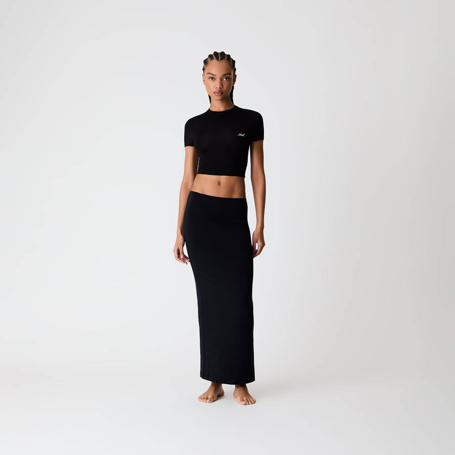 Black Women Kith Maxi Skirts | 3695-WKLCG