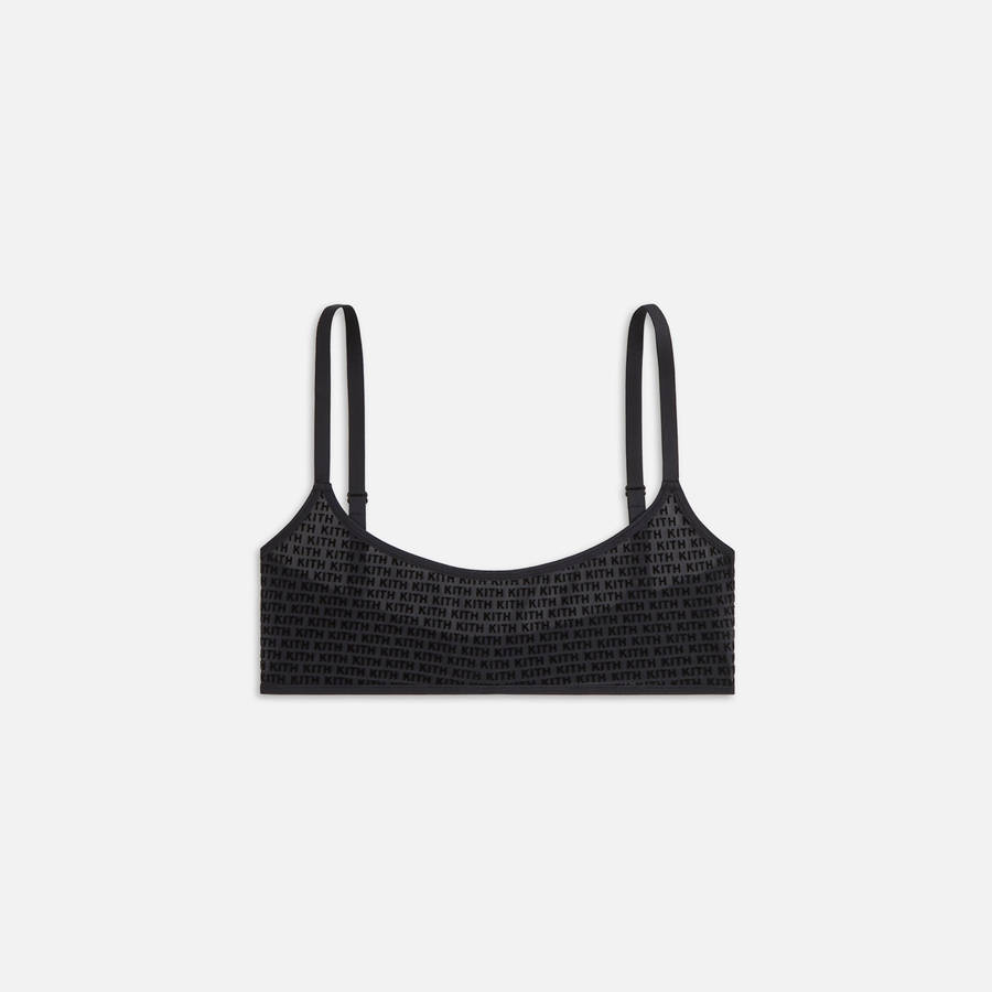 Black Women Kith Mesh Balconette Bralette Underwear | 8401-KBIRM