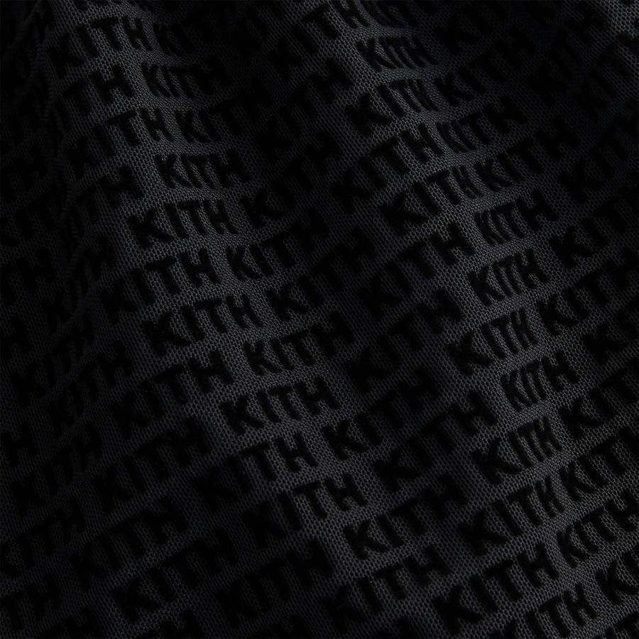 Black Women Kith Mesh Tap Shorts | 7354-GCNVE