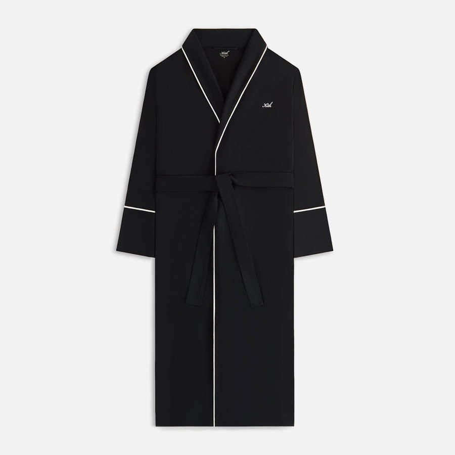 Black Women Kith Modal Robe Underwear | 0398-TOYFX
