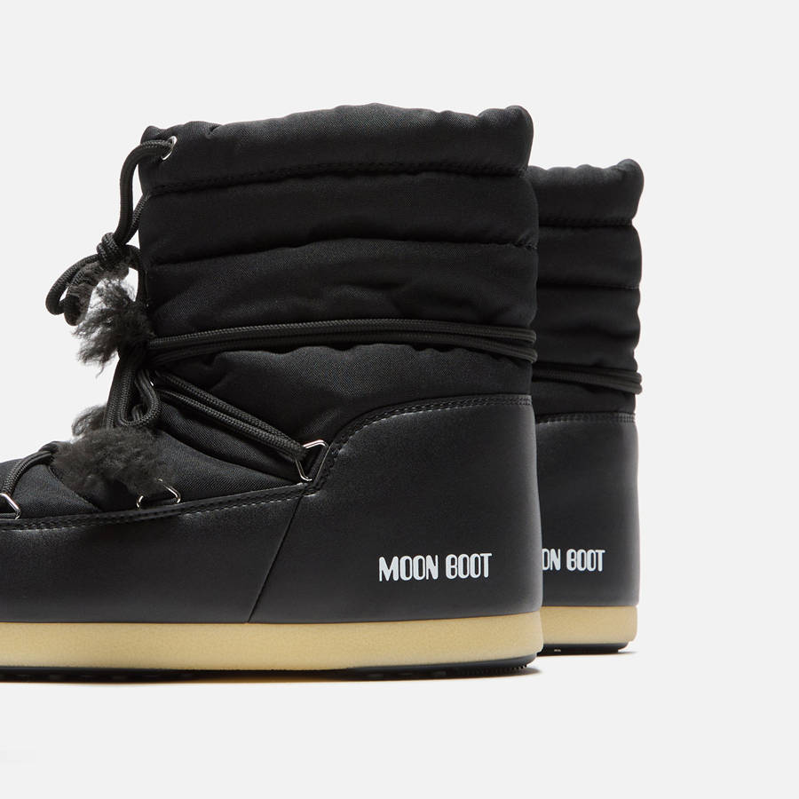 Black Women Kith Moon EVX Light Low Nylon Boots | 8530-NVTMO