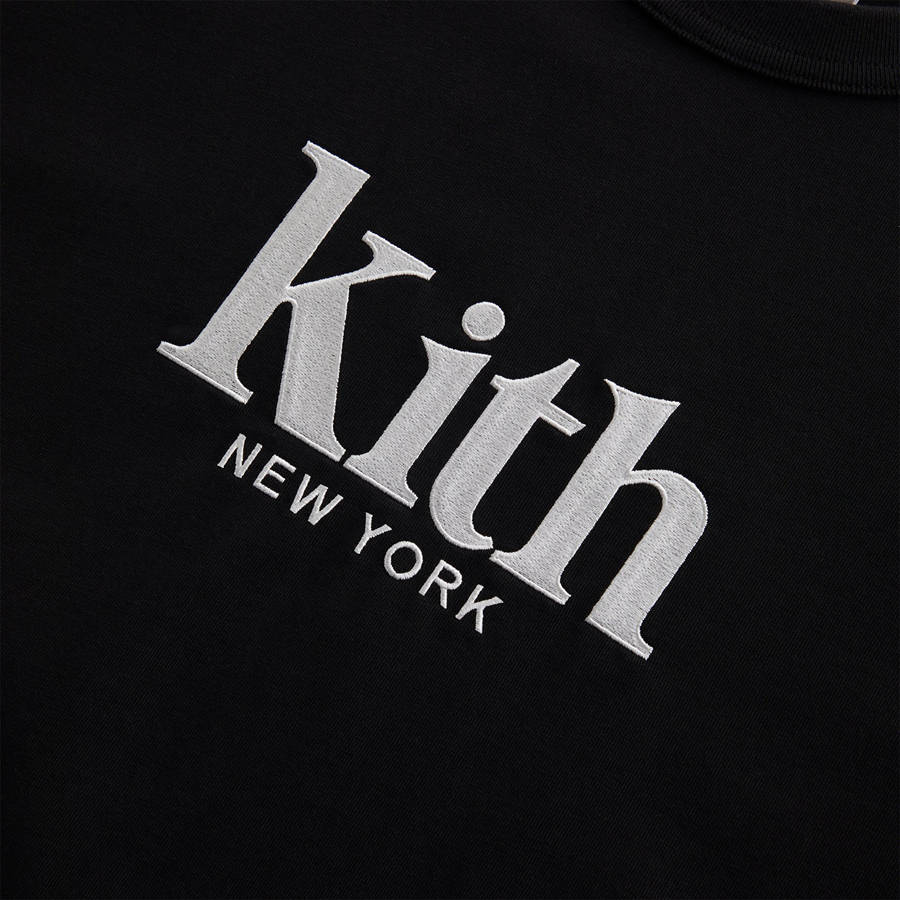Black Women Kith Mott New York II T-Shirt | 0685-WSYZU
