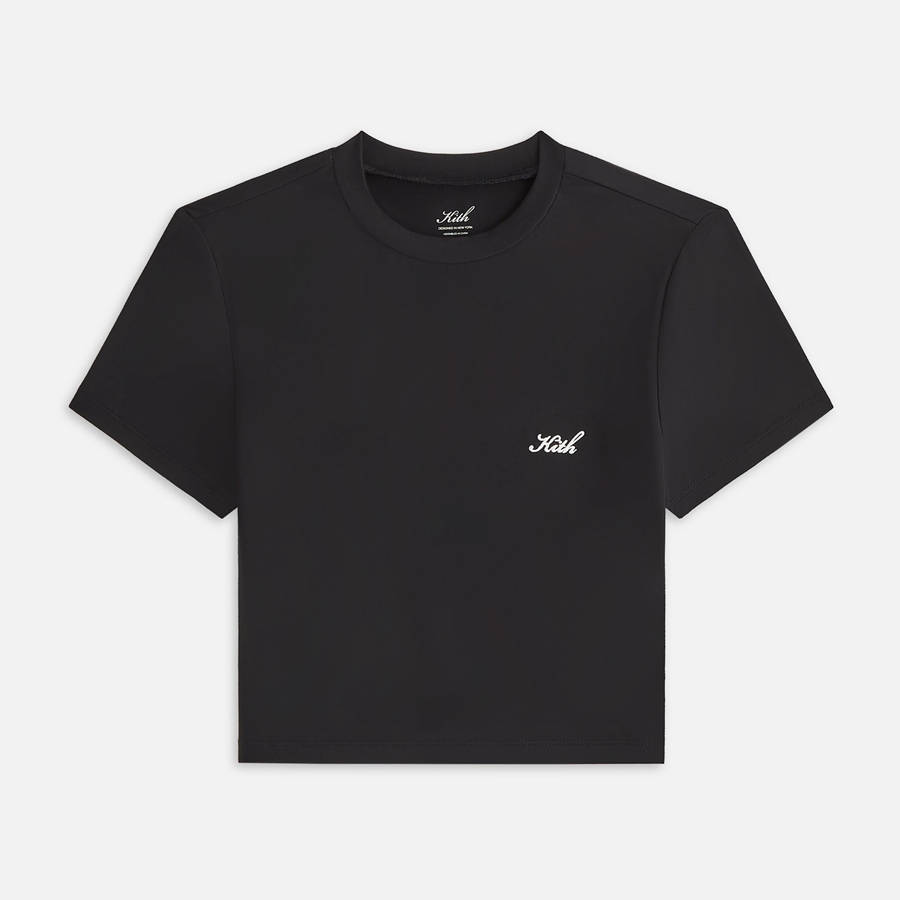 Black Women Kith Mulberry III Modal Tee Underwear | 9537-BOSEL