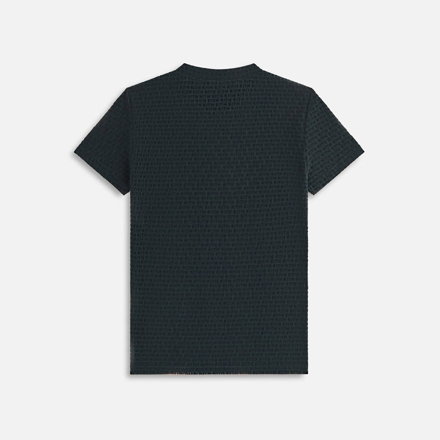 Black Women Kith Mulberry IV Monogram Mesh T-Shirt | 4925-XFJTR