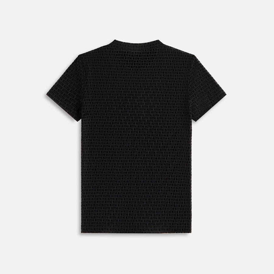 Black Women Kith Mulberry IV Monogram Mesh Shirts | 2470-NLTGK