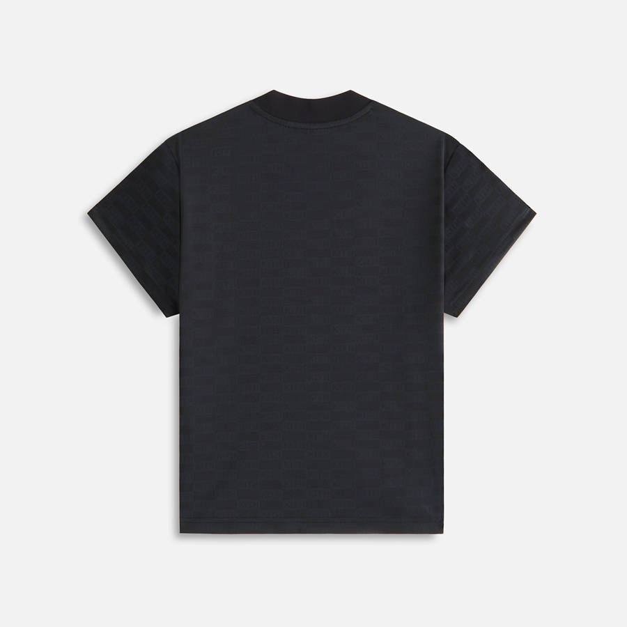 Black Women Kith Nicci Monogram Jersey T-Shirt | 8197-GALDB