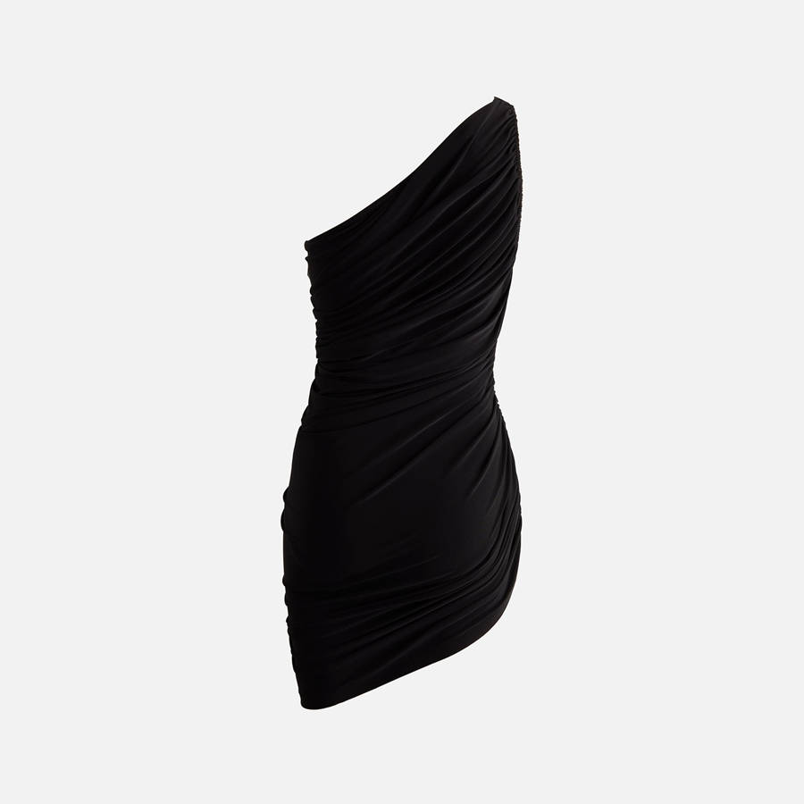 Black Women Kith Norma Kamali Pickleball Diana Dress | 2160-GHTZJ