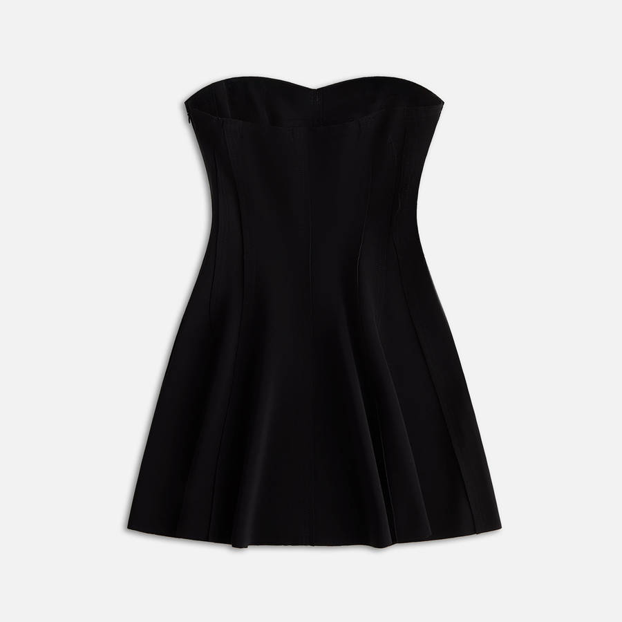 Black Women Kith Norma Kamali Strapless Grace Mini Dress | 6073-DNBPL