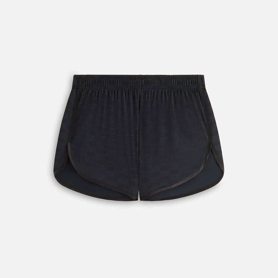 Black Women Kith Orsa Monogramy Shorts | 7064-BXCLD