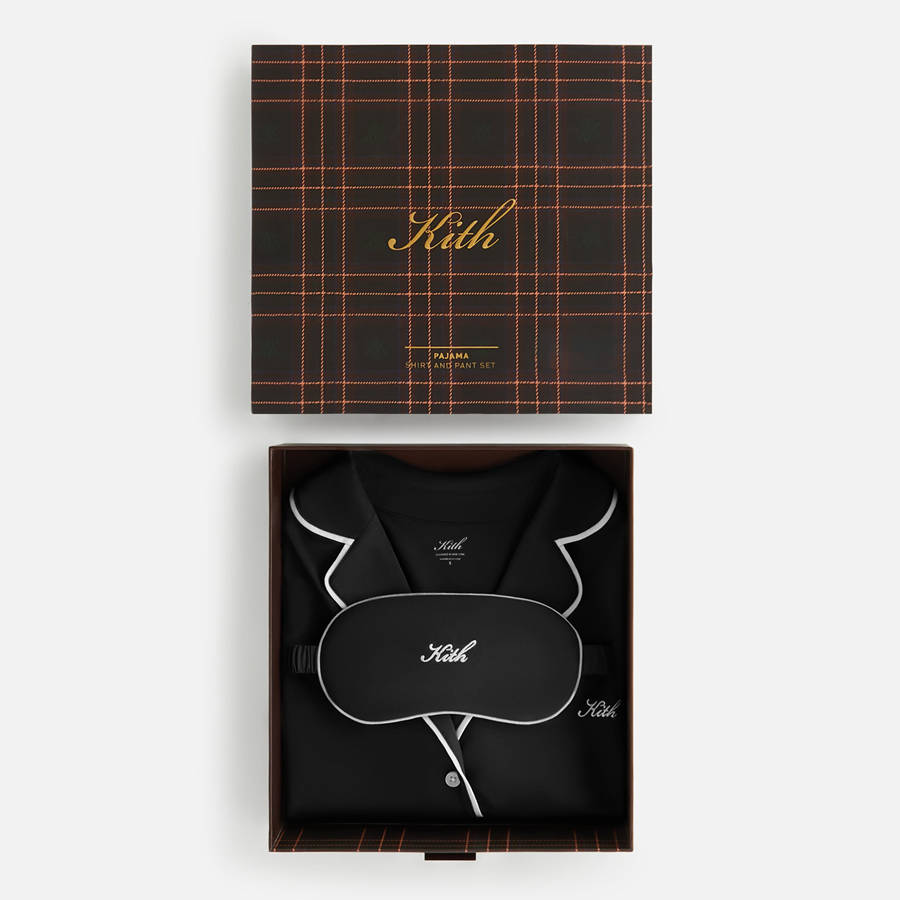 Black Women Kith Pajama Set Underwear | 0487-BOTCK