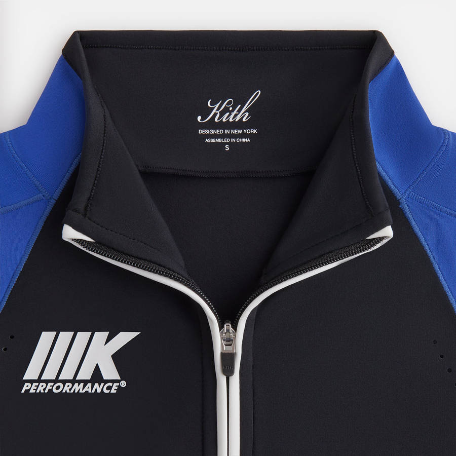 Black Women Kith Peryn Panelled Half Zip Tank Top Shirts | 9047-WBZJG