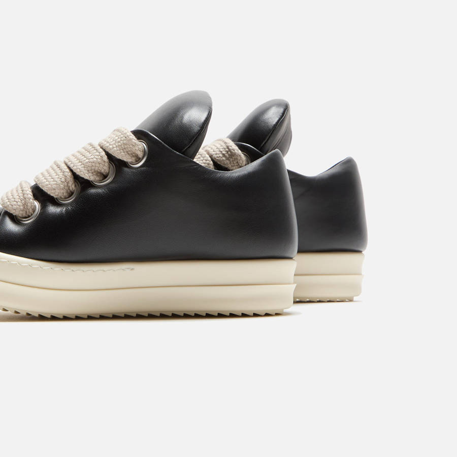 Black Women Kith Rick Owens Scarpe in Pelle Jumbo Laced Padded Low Sneakers | 9702-CPYVL