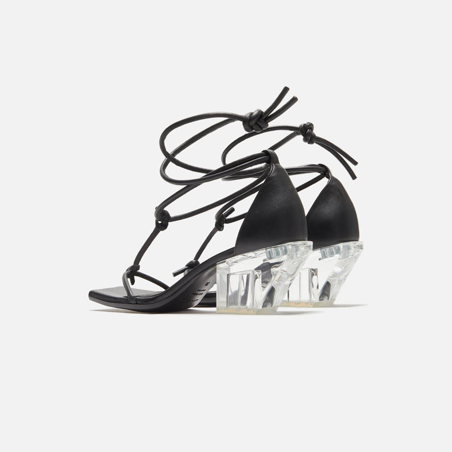 Black Women Kith Rick Owens Sliver Sandal Heels | 8947-YVQUK