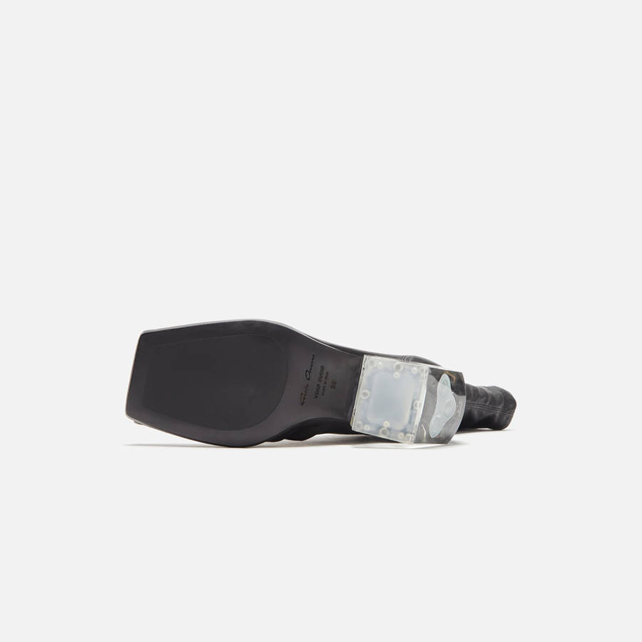 Black Women Kith Rick Owens Stretch Sliver Heels | 2590-TLNPK